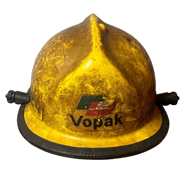 cairns & brothers Other - Vintage Cairns & Brothers Firefighter Helmet Metro Yellow Vopak Industrial 1992
